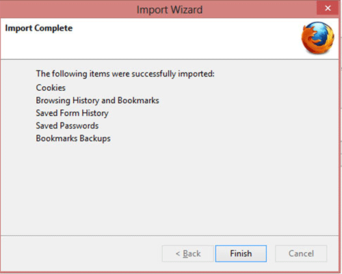Firefox Import Wizard